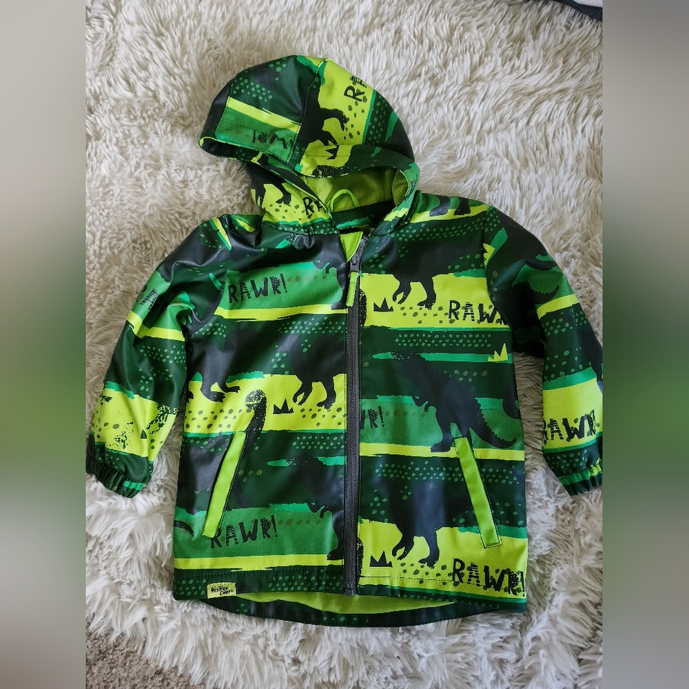 Boys Western Chief raincoat-Dinosaur like new condition 3t